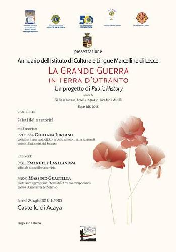 La Grande Guerra in Terra d’Otranto