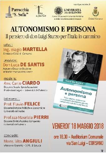 Autonomismo e persona