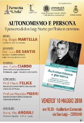 Autonomismo e persona